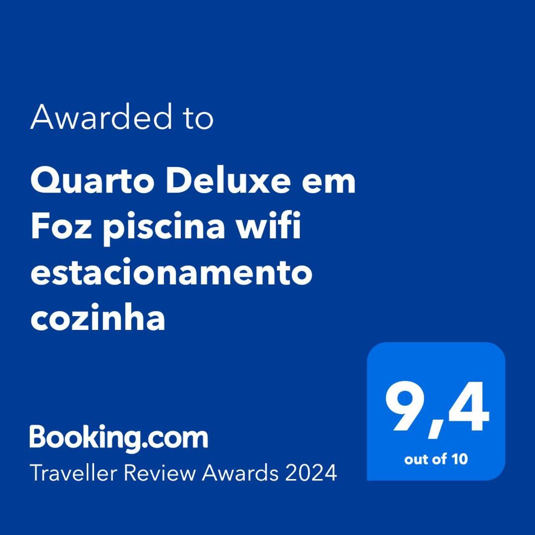 Quarto Deluxe Em Foz Piscina Wifi Estacionamento Cozinha E Ar Apartment Foz do Iguacu Ngoại thất bức ảnh